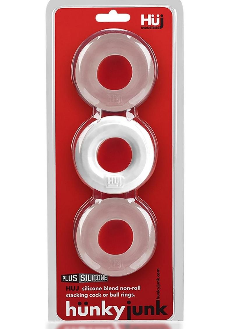 Hunkyjunk HUJ3 Long Lasting Silicone C-Rings