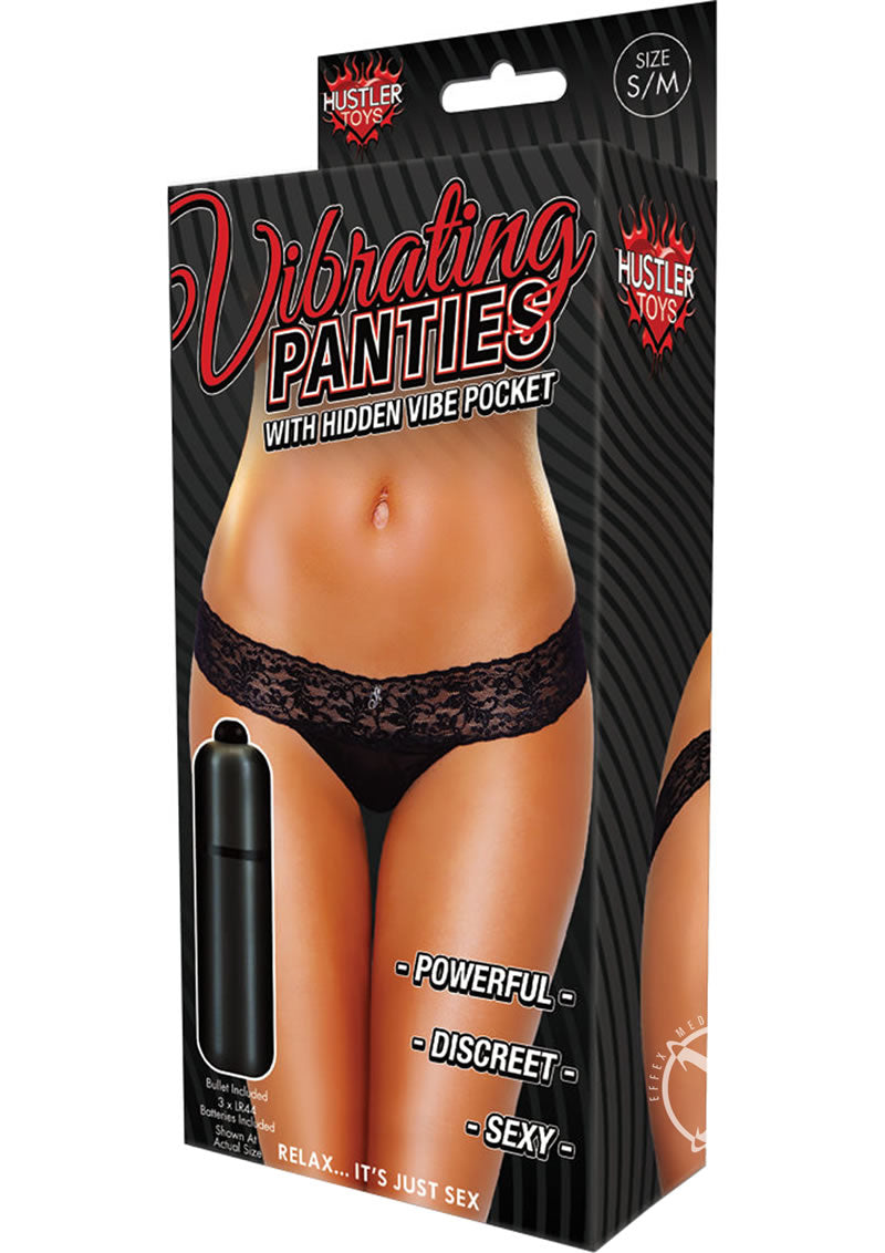 Hustler Toys Vibrating Panties With Powerful Hidden Vibe Pocket