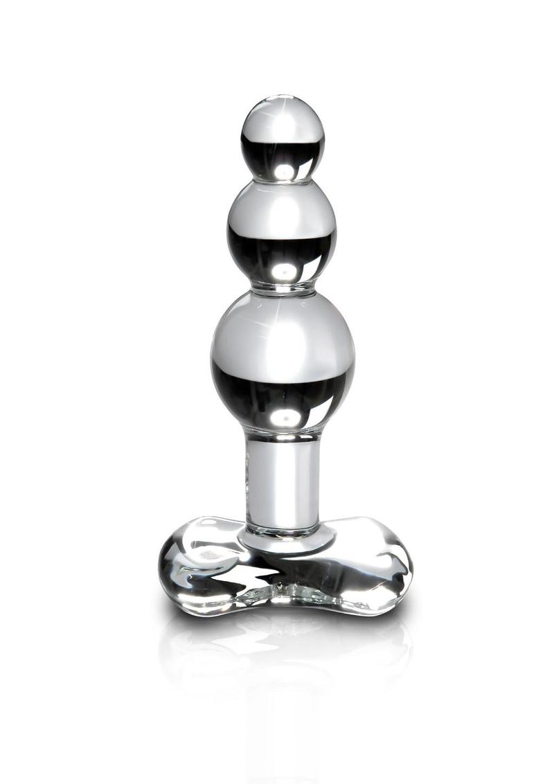 Icicles No. 47 Easy to Clean And Beaded Glass Anal Plug