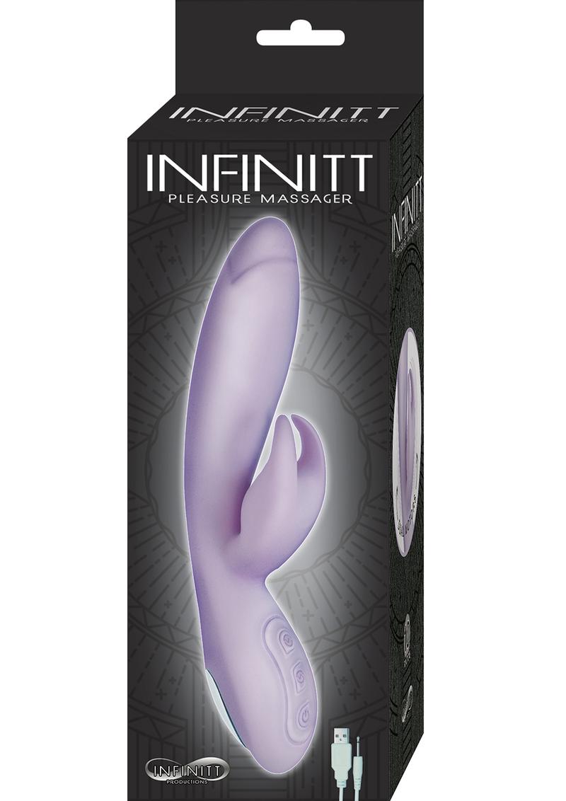 INFINITT Pleasure Massager Silicone Rabbit Vibrator