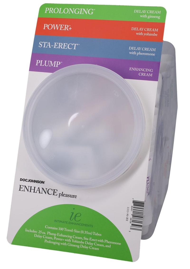 Doc Johnson Enhance Pleasure Travel Size Creams