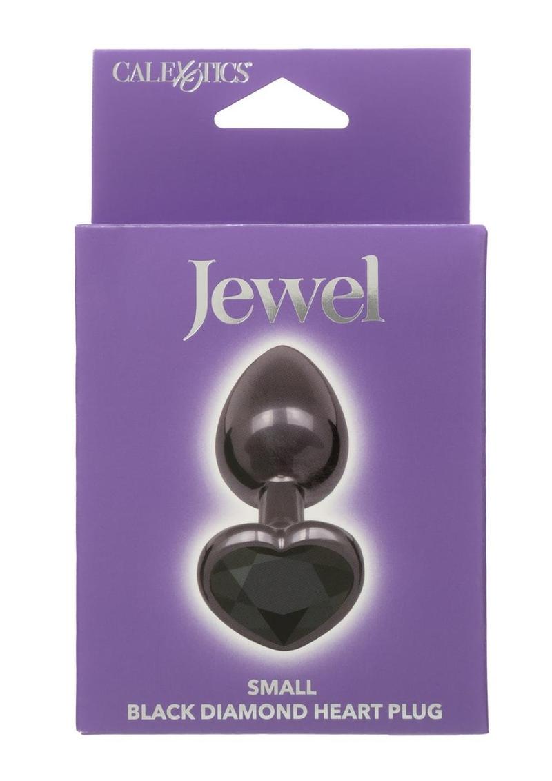 Calexotics Jewel Black Diamond Heart Plug