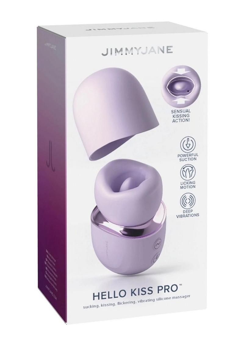 JimmyJane Hello Kiss Pro Rechargeable Flickering Licking Motion