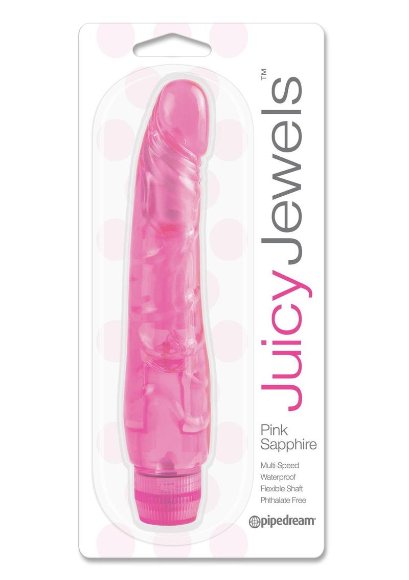 Juicy Jewels Pink Sapphire Multi Speed Waterproof Vibrator