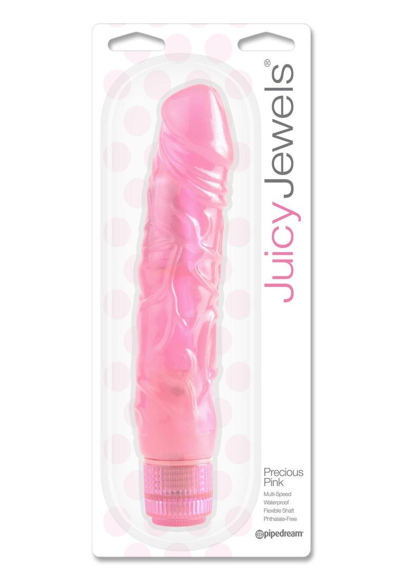 Juicy Jewels Precious Pink Vibrator Multi-Speed Waterproof