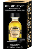 Kama Sutra Oil of Love Vanilla Crème Kissable Body Oil