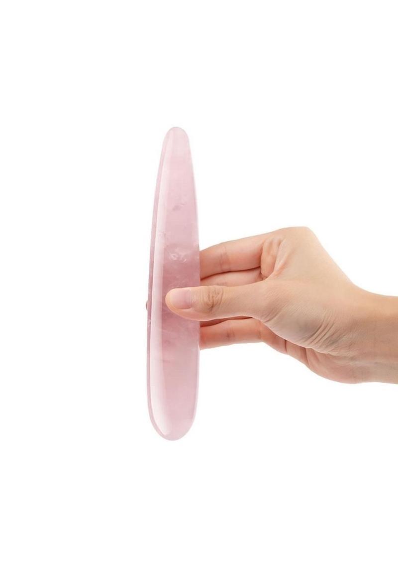 LeWand Crystal Slim Wand Rose Quartz Pleasure Tool