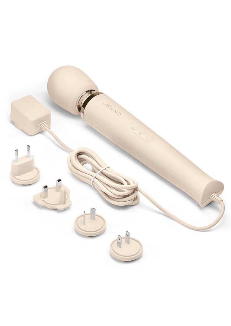 Le Wand Plugin Vibrating Massager For Ultimate Pleasure