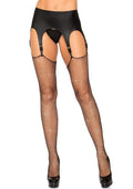 Leg Avenue Rhinestone Fishnet Stockings