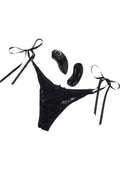 Little Black Thong Remote Control Panty Vibrator