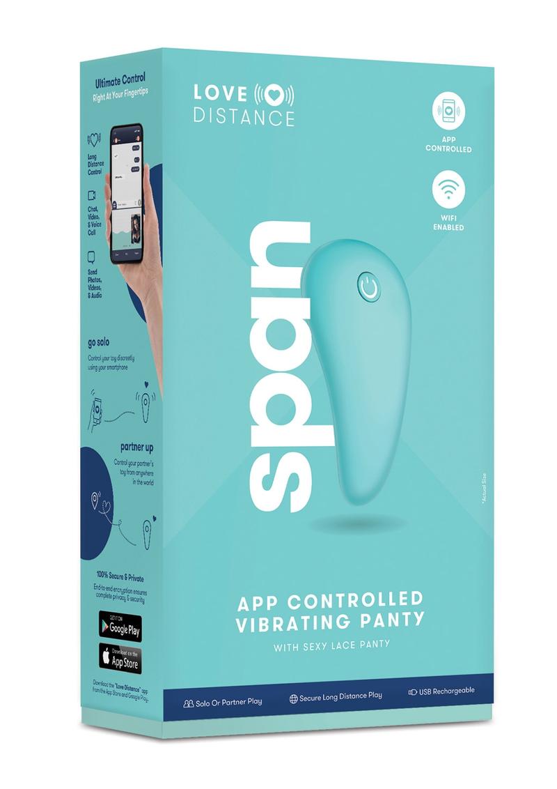 Love Distance Span App-Controlled Rechargeable Panty Vibe