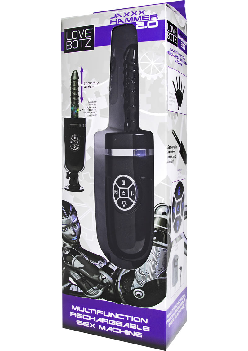 LoveBotz Jaxxx Hammer 2.0 Multifunction Rechargeable Sex Machine