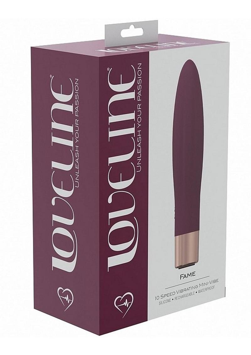 Loveline Fame Rechargeable Silicone 10-Speed Mini Vibrator