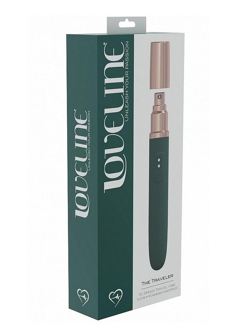 Loveline The Travele Rechargeable Vibrator with Lubricant Holder