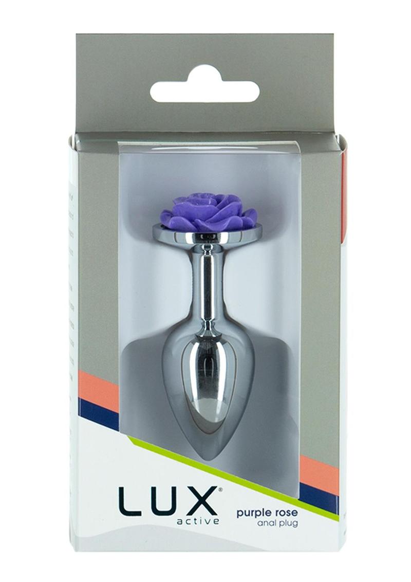 Lux Active Black Rose Base Anal Plug