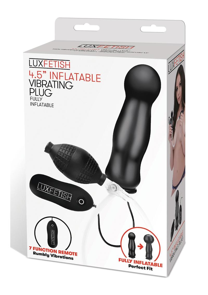 LuxFetish Inflatable Vibrating Butt Plug