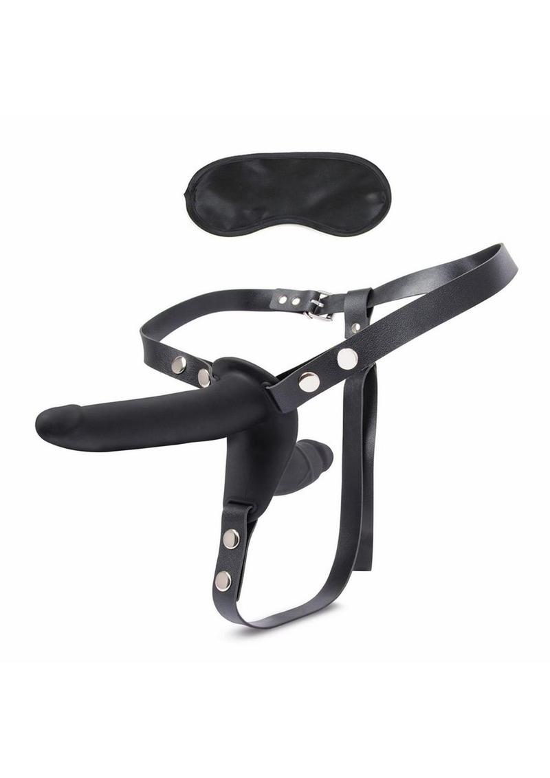 Lux Fetish Silicone Strap On Harness Dildo