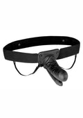 LuxFetish Unisex Vibrating Hollow Penetration Strap-On Dildo