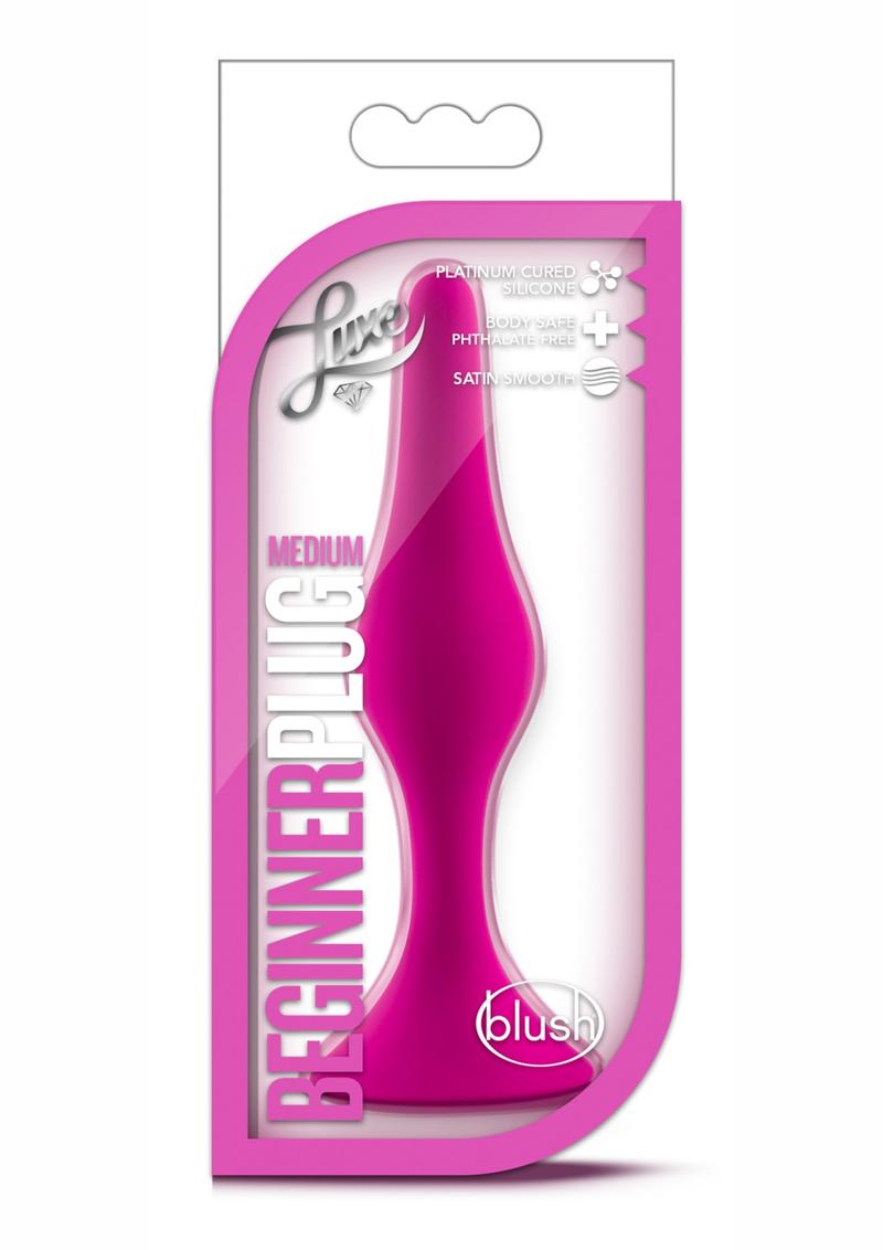 Luxe Beginner Plug Silicone Butt Plug Sizes