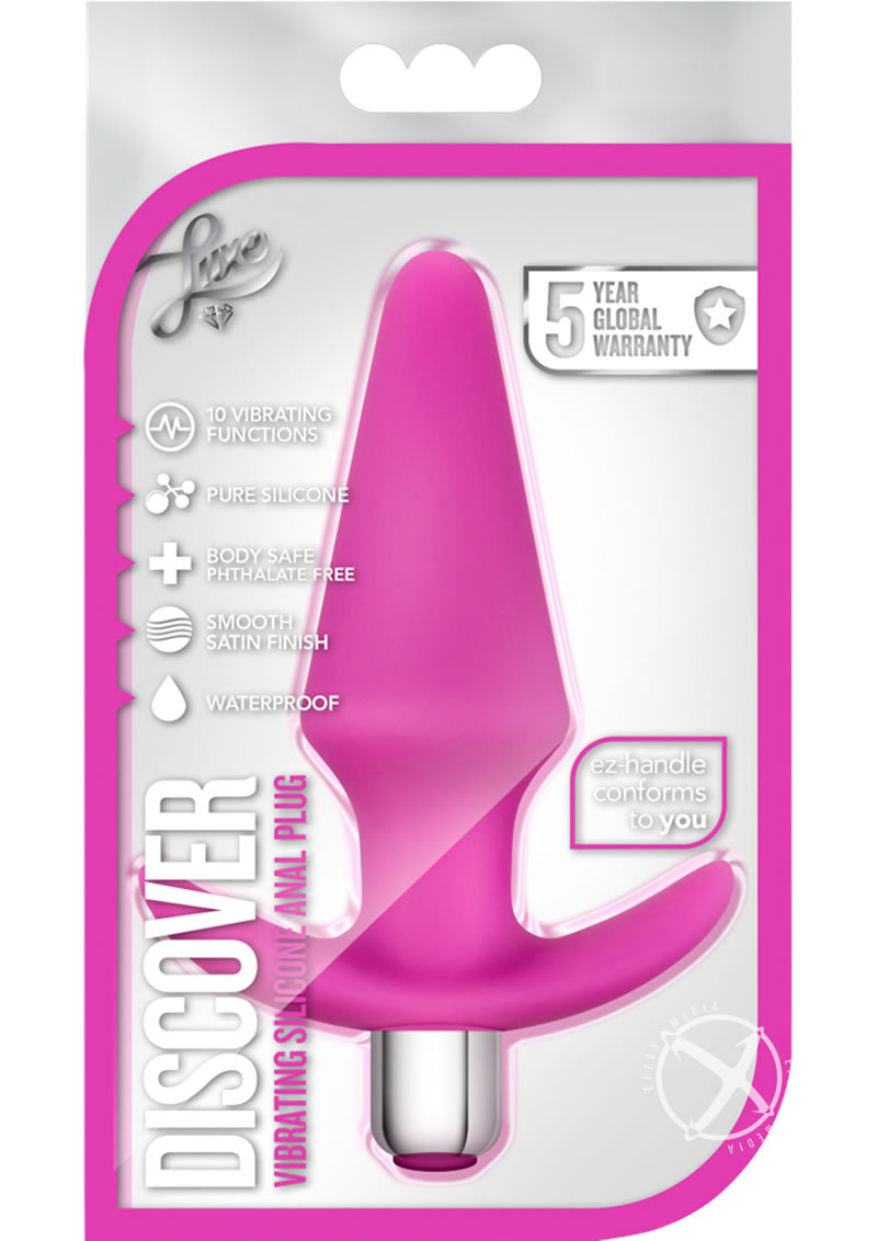 Luxe Discover Rechargeable Vibrating Butt Plug