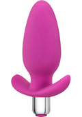 Luxe Little Thumper Pink Silicone Vibrating Butt Plug