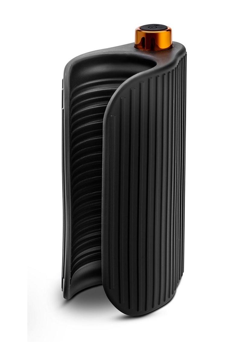 M Elite Platinum Wrapt Rechargeable Silicone Vibrating Stroker