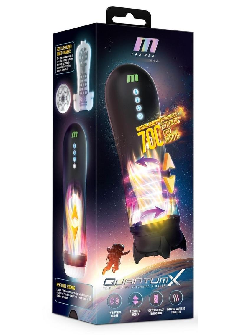 M For Men Quantum X Rechargeable Automatic Stroker 7 Modes
