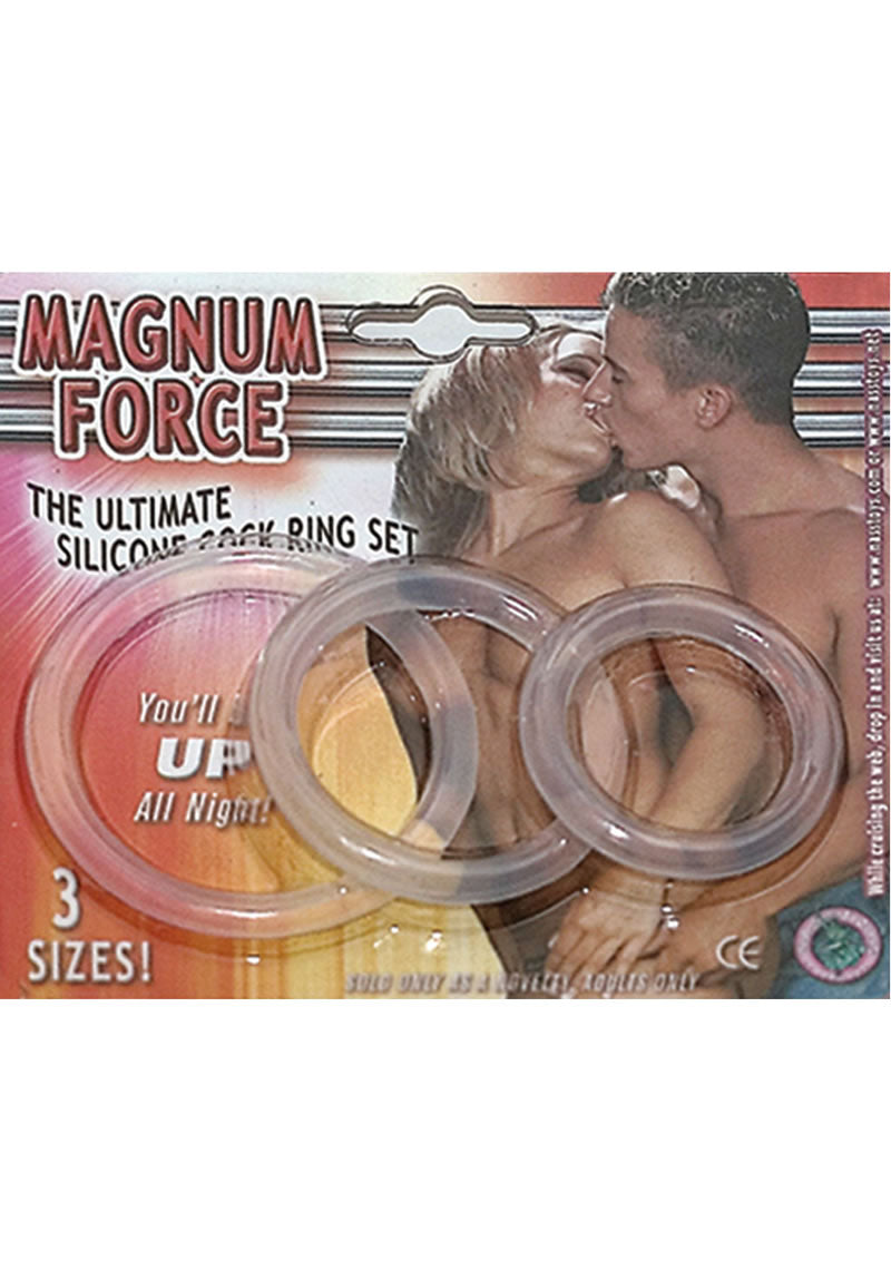 Magnum Force Ultimate Silicone Cock Ring Set