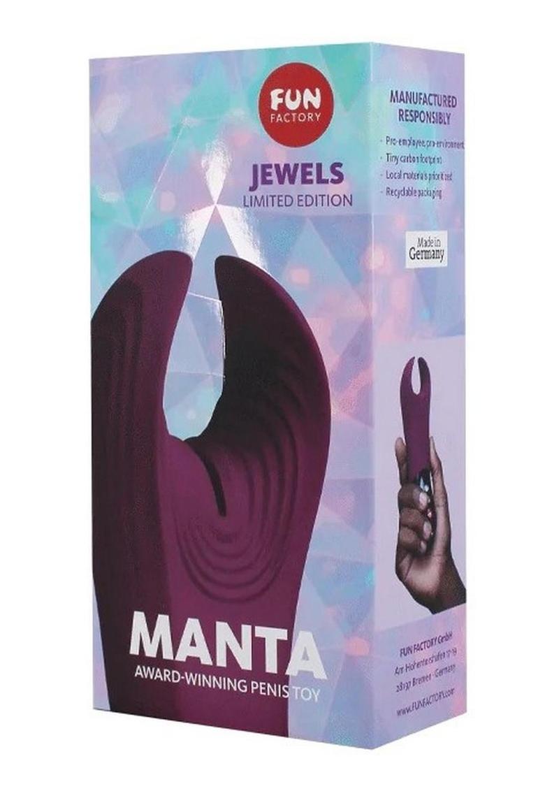 Fun Factory Manta Jewels Limited Edition Vibrating Stroker