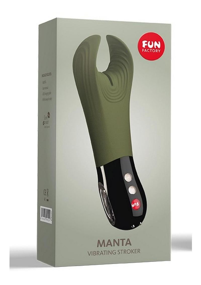 Fun Factory Manta Silicone Vibrating Stroker