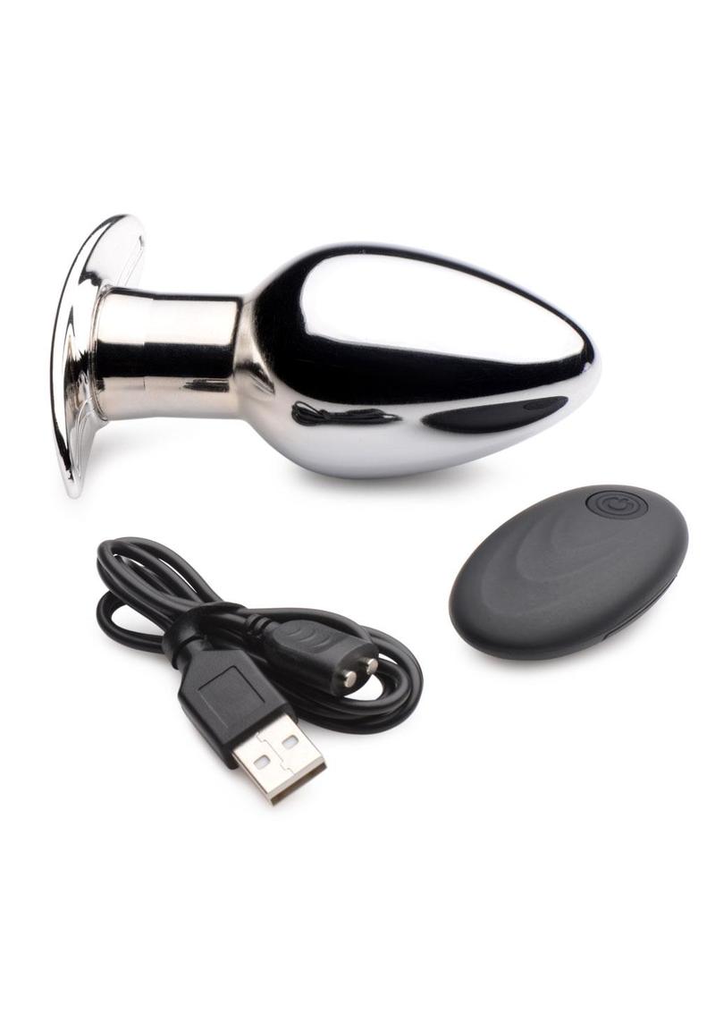 Master Series Chrome Blast 7X Large Butt Plug