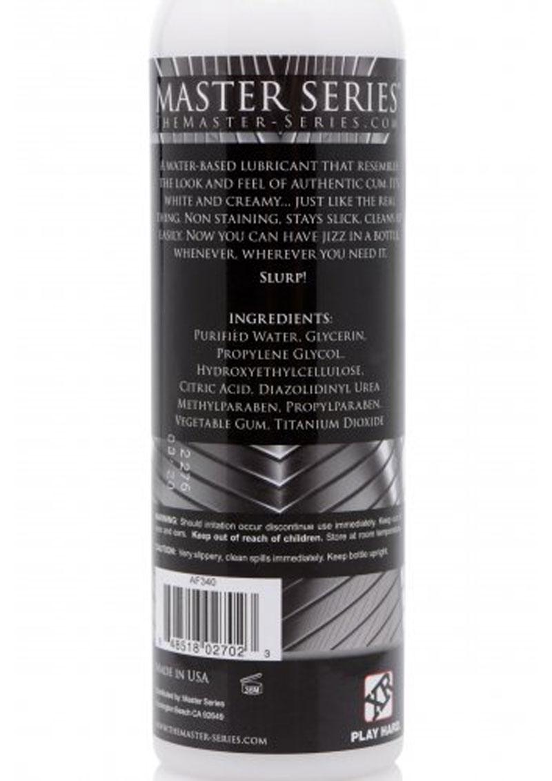 Master Series Jizz Unscented Water Based Lubricant