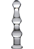 Master Series Mammoth 3 Bumps Advanced Stimulation Glass Dildo