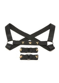 Rave Harness Elastic Chest Harness With Arm Bands