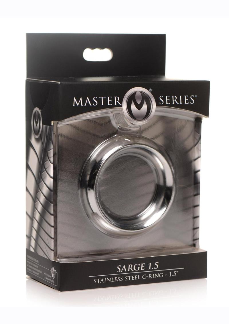 Master Series Sarge Stainless Steel Erection Enhancer Cock Ring