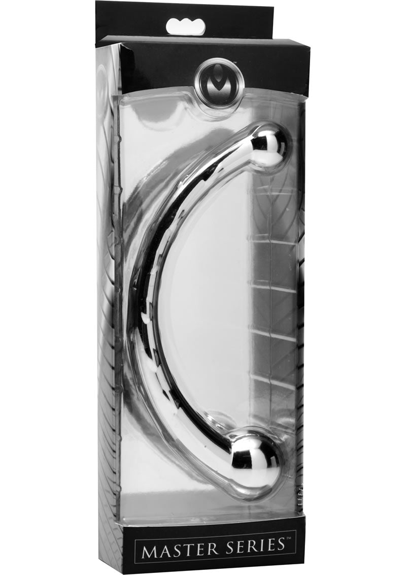 Master Series Curvy Steel Dual Ended Dildo