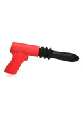 Master Series Pistol Pounder Thrusting & Vibrating Silicone Dildo