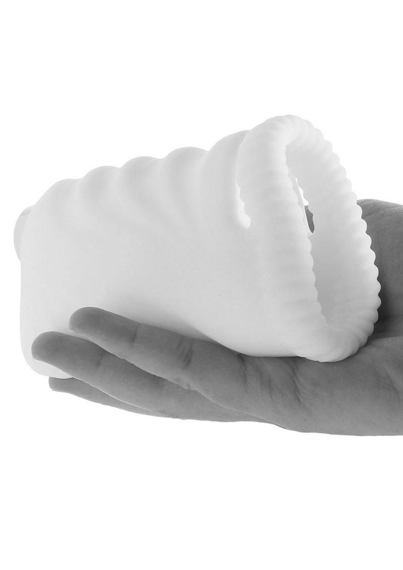Masturbating Stroker 10 Function Silicone Rechargeable Stroker