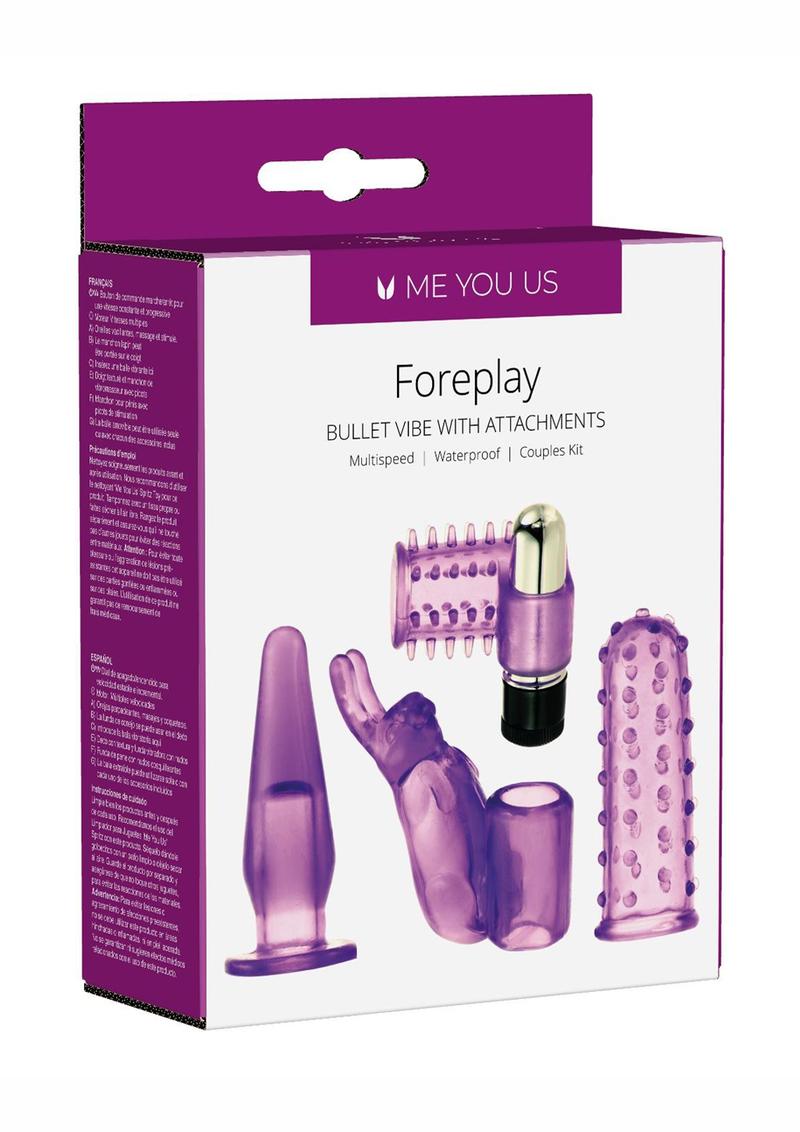 ME YOU US Foreplay Couples Kit Bullet Vibe