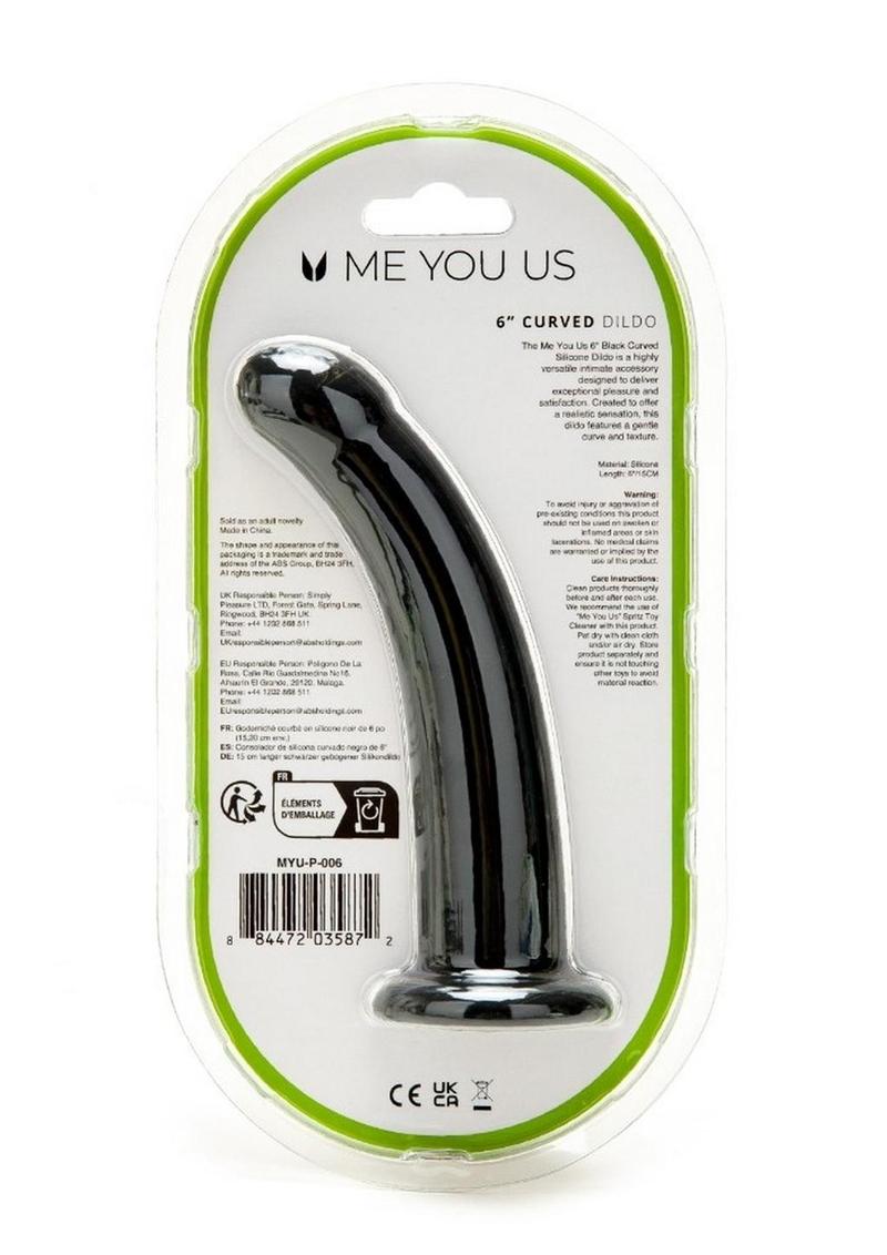Me You Us G-Spot Curved Silicone Dildo