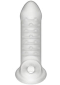 Doc Johnson Merci Jacked Up Thin Frosted Silicone Finger Extender