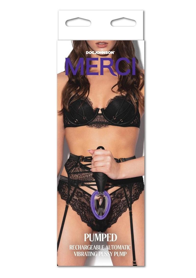 Doc Johnson Merci Rechargeable Automatic Vibrating Pussy Pump