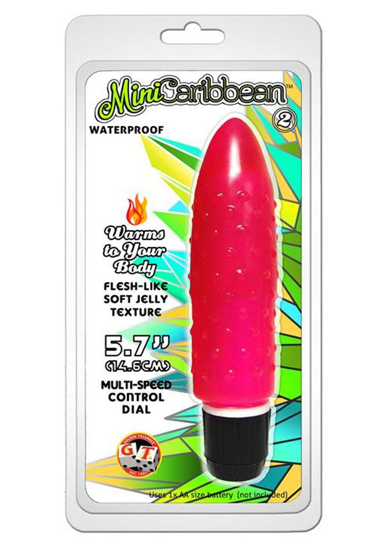 Mini Caribbean No. 2 Waterproof And Battery Operated Vibrator