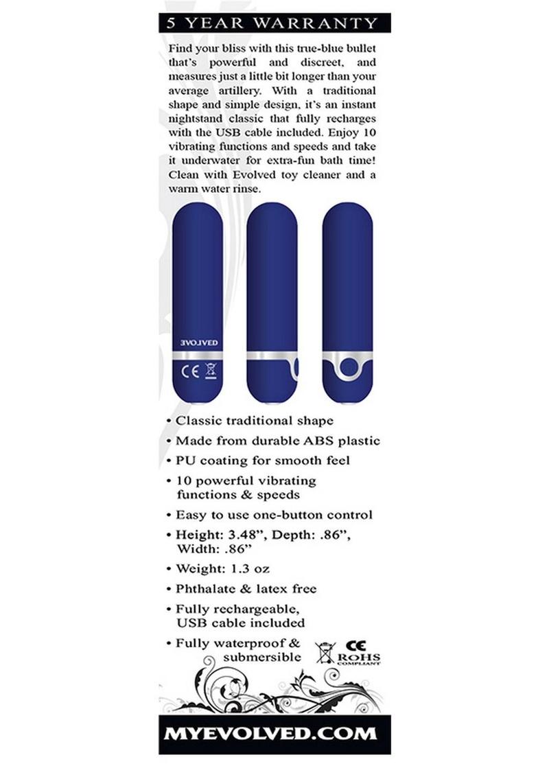 Evolved Travel-Gasm Gunmetal Rechargeable Bullet Vibe