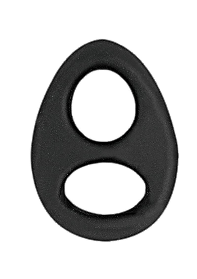 My Cockring Double Ring Silicone Cock and Scrotum Ring