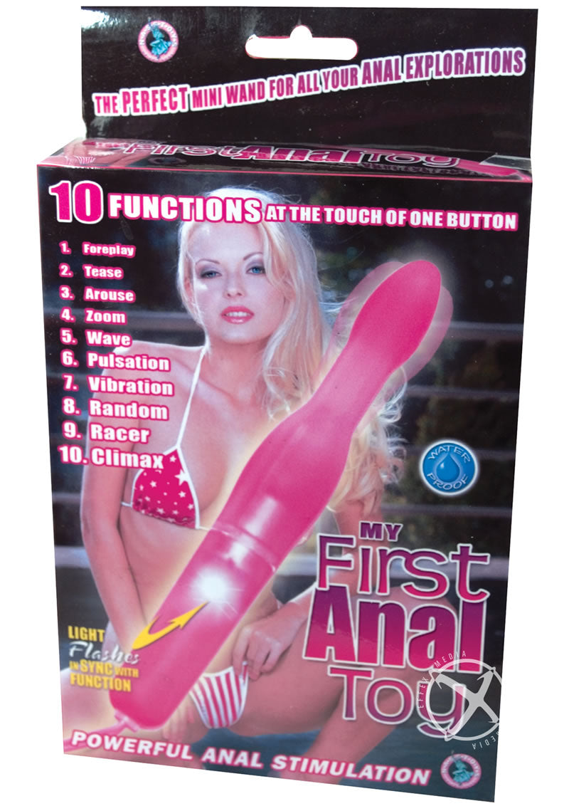My First Anal Toy Vibrating Wand Stimulator