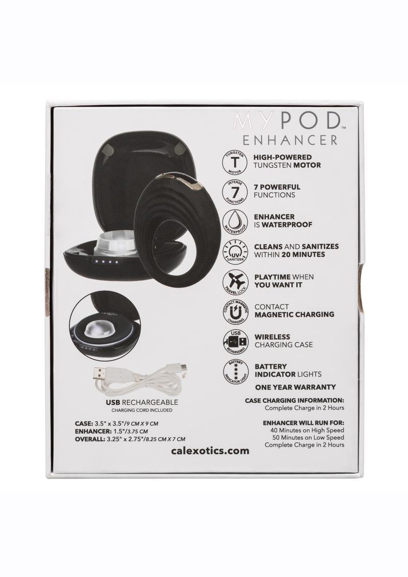 CalExotics MyPod Enhancer Luxury Cock Ring with Charging Case