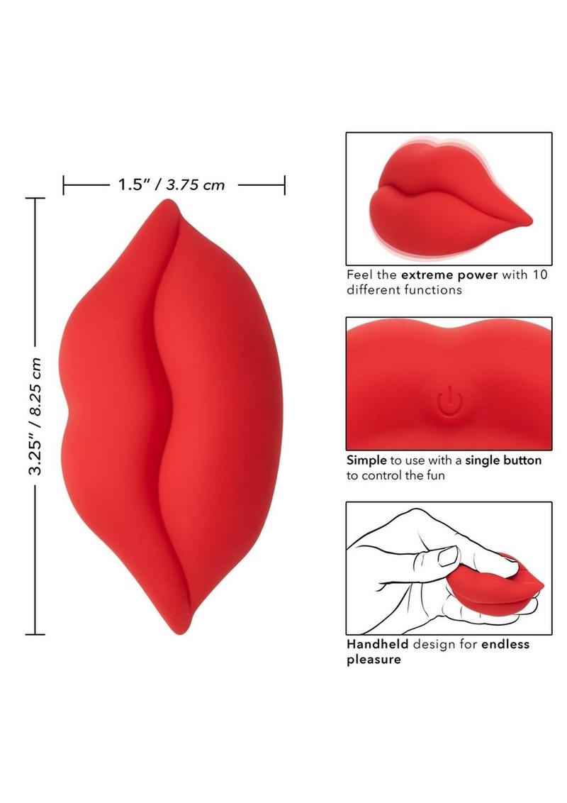 CalExotics Naughty Bits MUAH Mini Vibrator 10 Functions Rechargeable