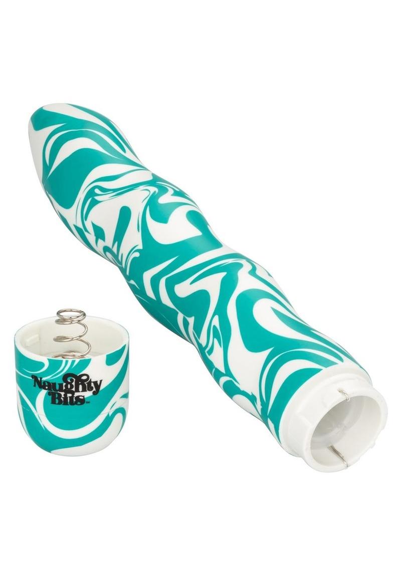 CalExotics Naughty Bits Squiggle Dick Personal Vibrator 10 Functions