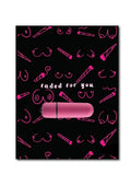 Naughty Vibes Faded for You Vibe Greeting Card